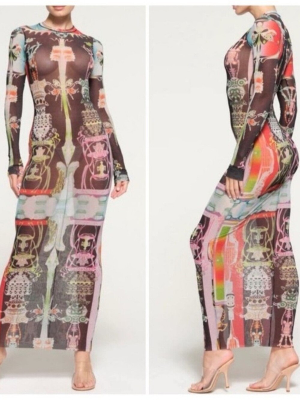 🧚‍♀️✨️🪭 SKIMS SUMMER MESH 🪭✨️🧚‍♀️ DRESS XS BNWT